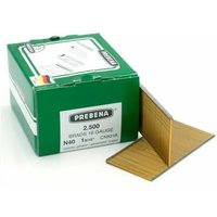 Prebena - Stauchkopfnägel 40mm verzinkt Nägel n Paslode F16 Makita DBN600Z Haubold SKN16 BR-04 2,5M P-EN14265 von PREBENA