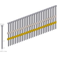 Rundkopf-Streifennägel 3000 St. Prebena RK28/65BK von PREBENA