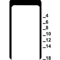 Prebena Klammern VX14 CNK verzinkt 14mm für AEG BeA Bosch Novus Typ 53 Rapid R53 KL-50 3M-EN11533 von PREBENA