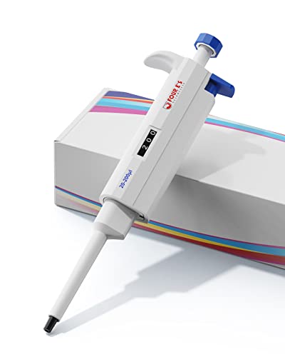 PRECIPETTE 20-200μl Pipetten Pipettor Micropipette Mikropipette Labor Einkanal Pipettierer Mikroliterpipetten Laborpietten ISO8655 von PRECIPETTE