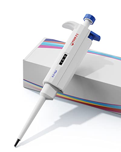 PRECIPETTE 0,5-10µl Pipetten Pipettor Micropipette Mikropipette Labor Einkanal Pipettierer Mikroliterpipetten Laborpietten ISO8655 von PRECIPETTE