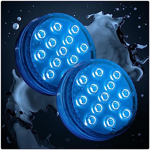 PRECORN 2er Set Poolbeleuchtung LED Unterwasser Licht inkl Fernbedienung Pool Licht mit 13 LED Unterwasserlicht Teichbeleuchtung Whirlpool PRECORN 2er Set Poolbeleuchtung LED Unterwasser Licht inkl Fernbedienung Pool Licht mit 13 LED Unterwasserlicht Teichbeleuchtung Whirlpool von PRECORN