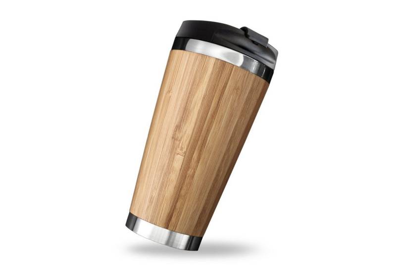 PRECORN Coffee-to-go-Becher Kaffeebecher to go 450 ml aus Edelstahl 100% Auslaufsicher von PRECORN