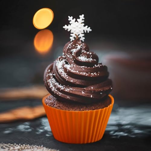 PRECORN Cupcake-Formen Förmchen 24er-Set: Wiederverwendbare Silikon Backformen Muffinformen Muffinförmchen 6 Farben für köstliche Muffins & mehr! BPA-frei, hitzebeständig von PRECORN