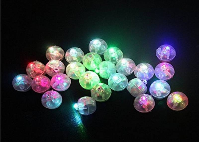 PRECORN LED-Leuchtmittel 50 Stück Blinkende Mini Lichter Party Lichter Dekoration von PRECORN