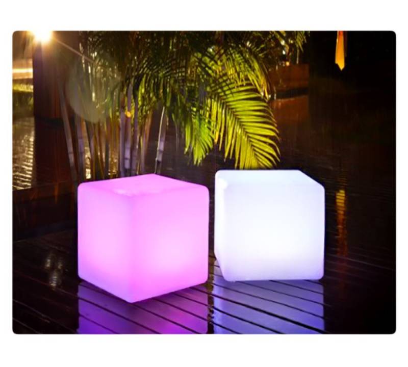 PRECORN LED Würfel LED Leucht Würfel Licht USB Garten Dekoration Cube Beleuchtung von PRECORN