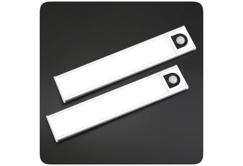 PRECORN LED Unterbauleuchte 2er Set LED Lichtleiste USB-C wiederaufladbar Schranklicht von PRECORN