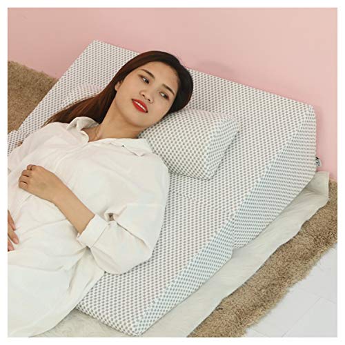 PREDUXYOW Orthopädisches Bett Keilkissen, Matratzenkeil Entspannungs und Relaxkissen, Druckentlastendes Ruhekissen, Rückenkissen oder Beinkissen,Styleb,Withpillows von PREDUXYOW