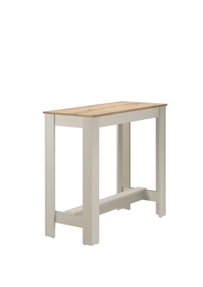 PREISBRECHER Bartisch Modesto, in Evoke Eiche Dekor, kaschmir - 115x103x50cm (BxHxT) von PREISBRECHER