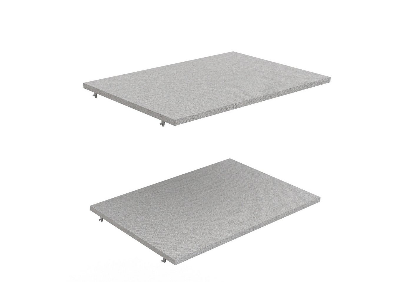PREISBRECHER Einlegeboden GHOST (2er-Set), (2er-Set) in Matt weiß - 56x3x39,1cm (BxHxT) von PREISBRECHER