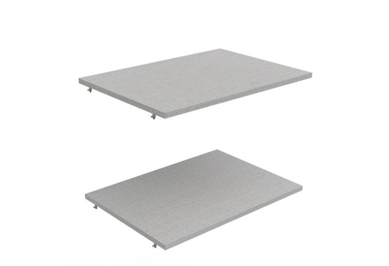 PREISBRECHER Einlegeboden GHOST (2er-Set), (2er-Set) in Matt weiß - 56x3x39,1cm (BxHxT) von PREISBRECHER