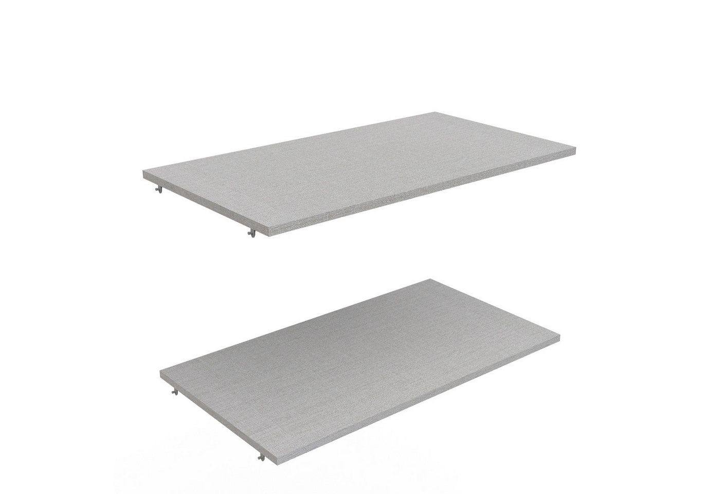 PREISBRECHER Einlegeboden GHOST (2er-Set), (2er-Set) in Matt weiß - 71,7x3x39,1cm (BxHxT) von PREISBRECHER