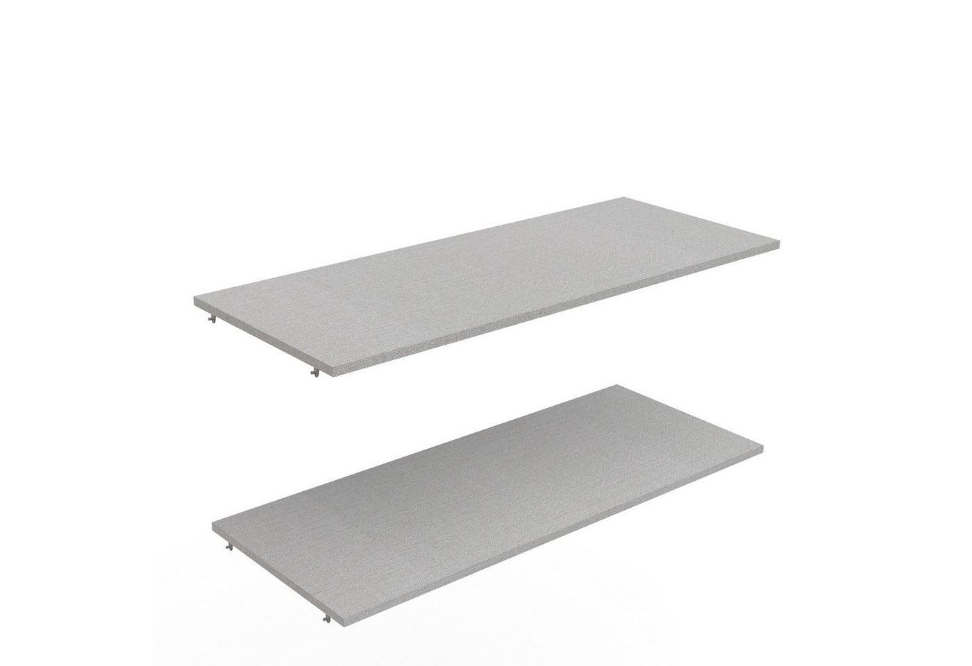 PREISBRECHER Einlegeboden GHOST (2er-Set), (2er-Set) in Matt weiß - 95x3x39,1cm (BxHxT) von PREISBRECHER