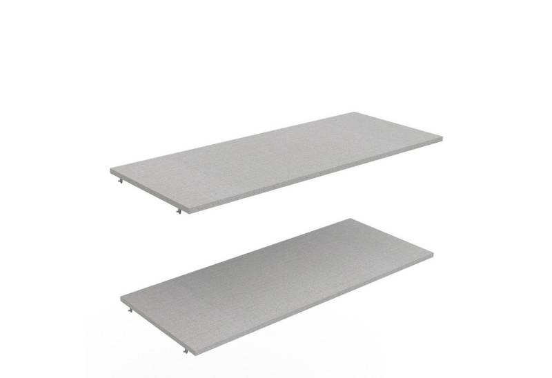 PREISBRECHER Einlegeboden GHOST (2er-Set), (2er-Set) in Matt weiß - 95x3x39,1cm (BxHxT) von PREISBRECHER
