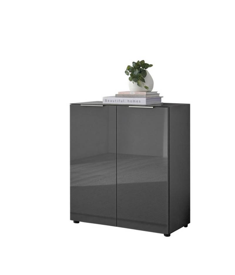 PREISBRECHER Kommode Sean, in Anthrazit, - 90x99x40 cm (BxHxT) von PREISBRECHER