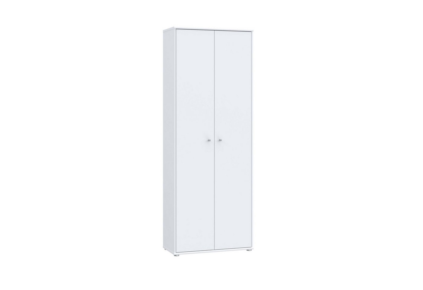 PREISBRECHER Mehrzweckschrank TEMPRA2 5 Böden, 2 Türen, in Weiss - 73,7x197,5x34,8cm (BxHxT) von PREISBRECHER