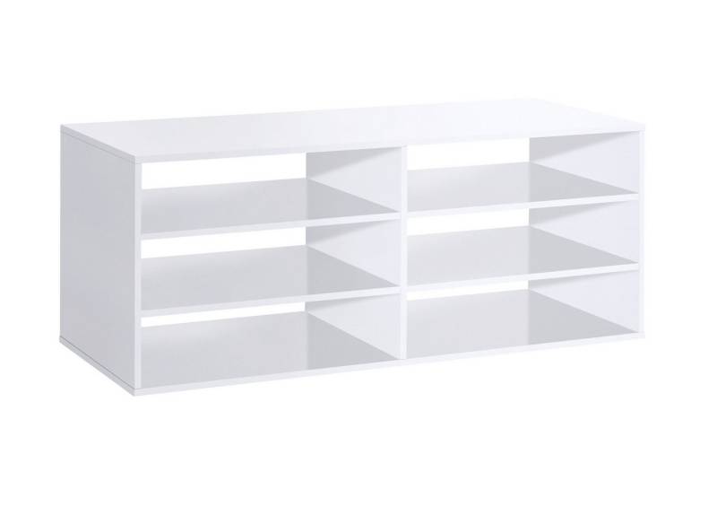 PREISBRECHER Regaleinsatz CALVIA 15, in Brillantweiß - 84,5x33,5x35cm (BxHxT) von PREISBRECHER