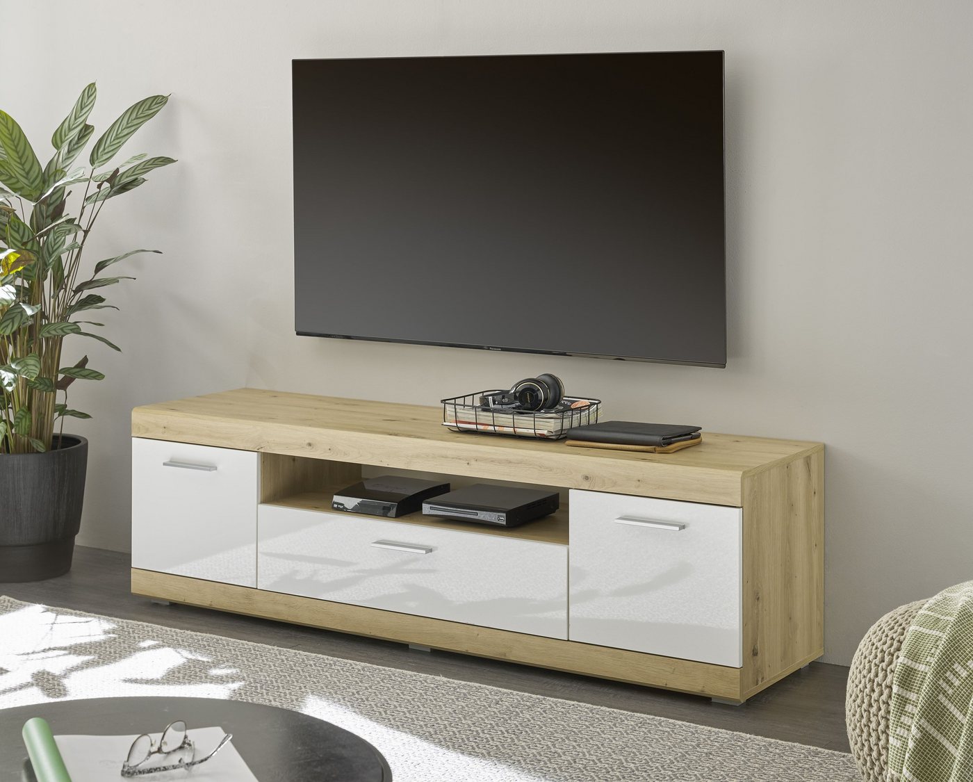 PREISBRECHER TV-Board Nobe, 165 x 49 x 43 cm (B/H/T) von PREISBRECHER