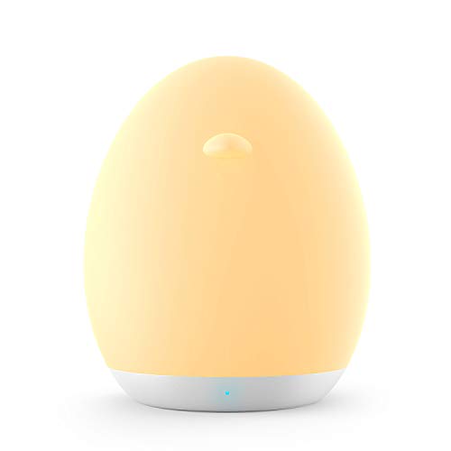 PREKIAR LED-Nachtlicht für Kinder, 1800 mAh, tragbar, per USB aufladbar, 7-Farben-RGB-Farbverlauf, 256 Farben, 1-Stunde-Timer, Memory-Funktion, für Kinderzimmer, als Baby-Geschenk von PREKIAR