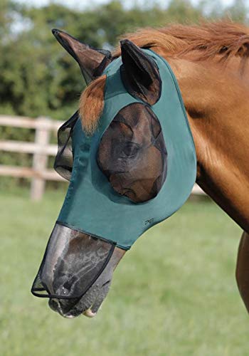 Premier Equine Fliegenmaske Comfort Tech Xtra Lycra Fly Mask Größe M, Farbe Green Premier Equine Fliegenmaske Comfort Tech Xtra Lycra Fly Mask Größe M, Farbe Green von PREMIER EQUINE