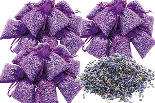 Natural Welt Lavendel Duftsäckchen 12x8g 3 Packung 36 Stück - Duftsäckchen Lavendel getrocknet - Mottenschutz für Kleiderschrank - Auto Duft Raumduft - Lavendelsäckchen (3) von PREMIUM QUALITÄT NATURAL WELT