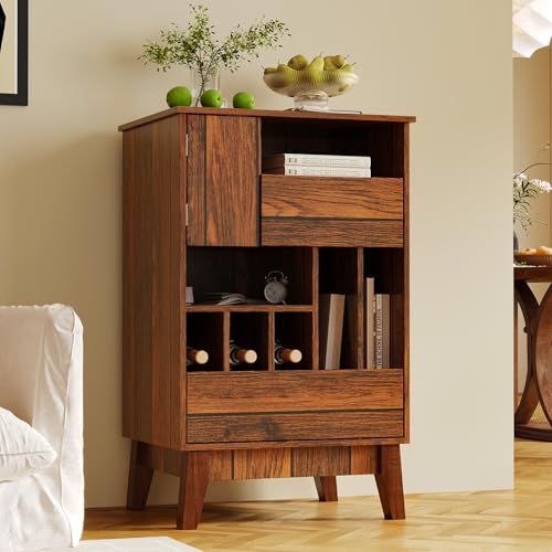 PREMTURE Kleiner japanischer Aufbewahrungsschrank, Badschrank Küchenschrank Kommode Aufbewahrungsschrank mit 7 Fächer, Organizer Schrank mit 2 kleinen Schubladen, 80 x 40 x 50 cm PREMTURE Kleiner japanischer Aufbewahrungsschrank, Badschrank Küchenschrank Kommode Aufbewahrungsschrank mit 7 Fächer, Organizer Schrank mit 2 kleinen Schubladen, 80 x 40 x 50 cm von PREMTURE