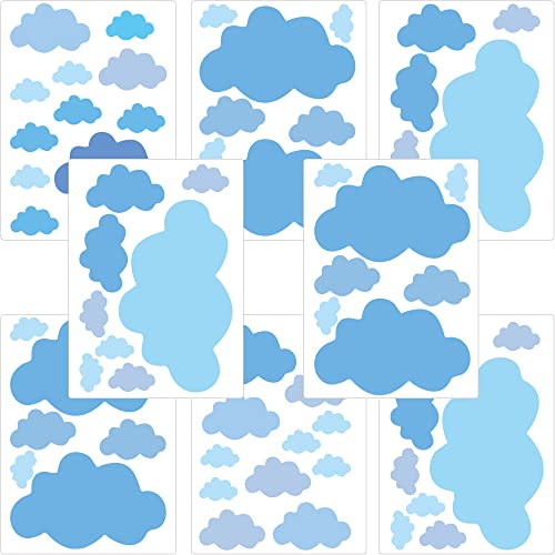 PREMYO 70 Wolken Wandsticker Kinderzimmer Mädchen Jungen - Wandtattoo - Wandaufkleber Selbstklebend Pastell Blau PREMYO 70 Wolken Wandsticker Kinderzimmer Mädchen Jungen - Wandtattoo - Wandaufkleber Selbstklebend Pastell Blau von PREMYO