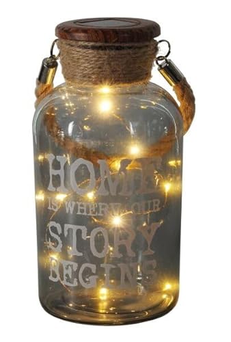 Dekoratives Solarglas IP44, warmes Licht 3000 K, Seilgriff, ideal für Außenbeleuchtung und Gartendekoration. Dekoratives Solarglas IP44, warmes Licht 3000 K, Seilgriff, ideal für Außenbeleuchtung und Gartendekoration. von PRENDELUZ