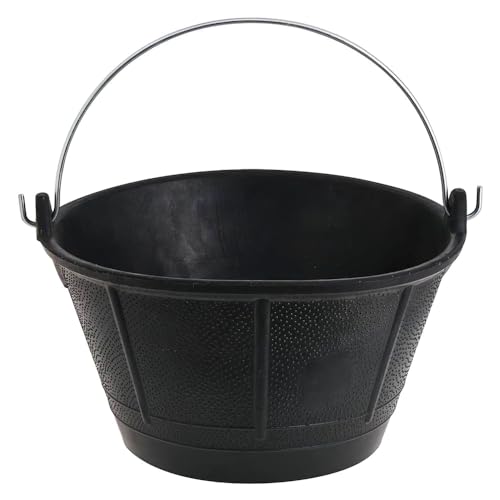Eimer – Baueimer aus Gummi, 10 Liter, robust, ideal für Mischungen, leicht und langlebig, italienisches Design, perfekt für Bauarbeiten. von PRENDELUZ
