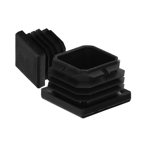 Endstück für den Innenbereich, quadratisch, Kunststoff, 35 x 35 mm, schwarz, Beutel mit 200 Stück, ideal für Tisch, Stuhl und Möbel. von PRENDELUZ