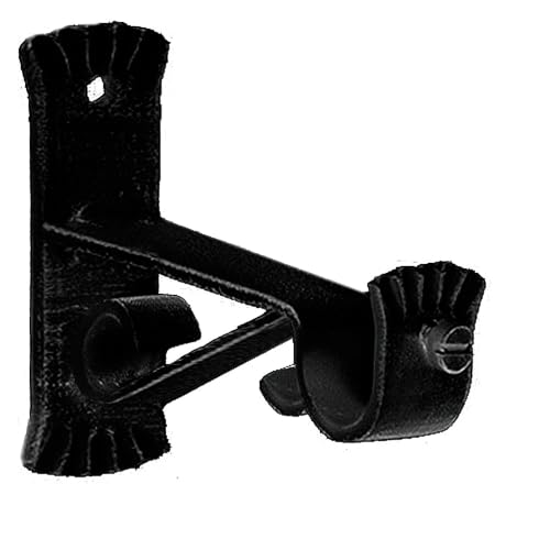 Halterung - Schmiedeeisenhalter 20 mm in Schwarz, inklusive 2 Teilen, ideal für die Wandmontage, robust und langlebig. Halterung - Schmiedeeisenhalter 20 mm in Schwarz, inklusive 2 Teilen, ideal für die Wandmontage, robust und langlebig. von PRENDELUZ