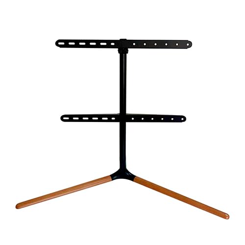 Halterung - Tischhalterung in Holzoptik, kompatibel mit Bildschirmen von 124 cm bis 177,8 cm, robust und elegant, ideal für Büros und Zuhause. von PRENDELUZ