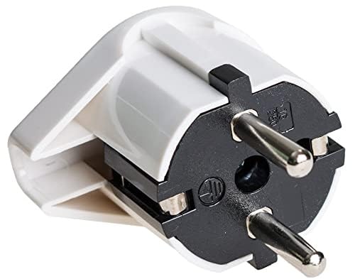 Luftstecker mit seitlichem Ausgang, robustes Gehäuse, ideal für elektrische Verbindungen in temporären Installationen und Veranstaltungen. von PRENDELUZ