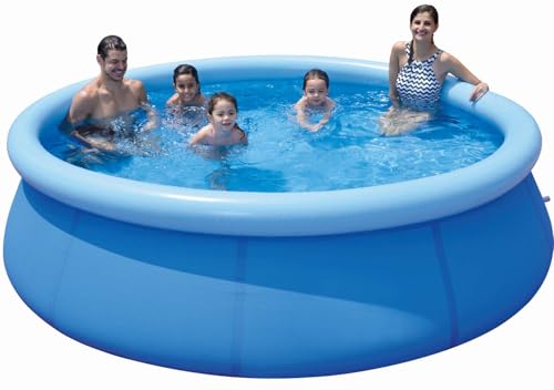 PRENDELUZ Aufblasbarer Pool, rund, 300 x 76 cm, Fassungsvermögen 3816 Liter, hergestellt aus strapazierfähigem Material, ideal für den Sommer. von PRENDELUZ