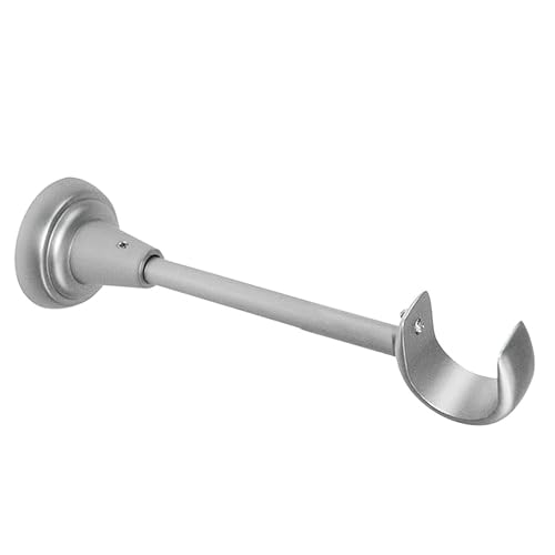 PRENDELUZ Halterung: 28 mm zentrale Zirkonia-Halterung, Mattes Nickel-Finish, robust und langlebig, ideal für Elektro- und Baumarktanwendungen. von PRENDELUZ