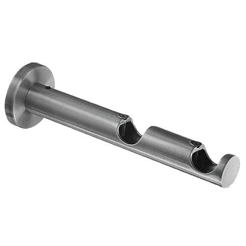 PRENDELUZ Halterung: Doppel-Zirkonia-Halterung von 20 mm in mattem Nickel, ideal für die sichere und langlebige Befestigung von Komponenten. von PRENDELUZ