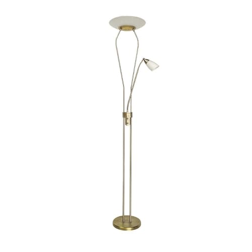 PRENDELUZ LED-Standfuß, 18 + 5 W, 4000 K, 1800/500 lm, Leder, mit Leser und Dimmer, 178 x 31,5 x 31,5 cm, ideal für Beleuchtung und Dekoration. PRENDELUZ LED-Standfuß, 18 + 5 W, 4000 K, 1800/500 lm, Leder, mit Leser und Dimmer, 178 x 31,5 x 31,5 cm, ideal für Beleuchtung und Dekoration. von PRENDELUZ
