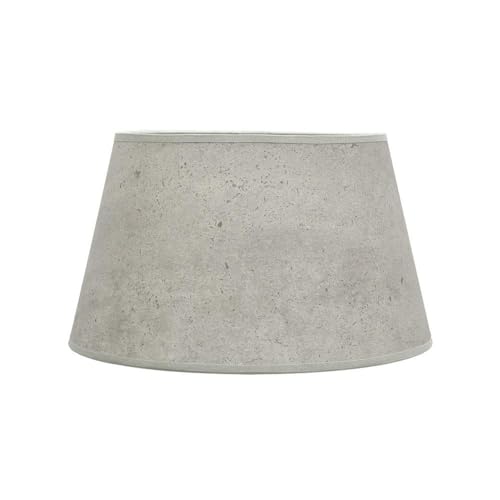 PRENDELUZ Lampenschirm aus grauem Zement, 40 x 30 x 25 cm, offene konische Form, ideal für Dekoration und Atmosphäre im Innenbereich. von PRENDELUZ