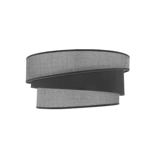 PRENDELUZ Lampenschirm zum Aufhängen, E27, grau, 40 x 30 x 20 cm, ideal zur Beleuchtung von Wohnzimmern und zur Schaffung einer gemütlichen Atmosphäre. PRENDELUZ Lampenschirm zum Aufhängen, E27, grau, 40 x 30 x 20 cm, ideal zur Beleuchtung von Wohnzimmern und zur Schaffung einer gemütlichen Atmosphäre. von PRENDELUZ