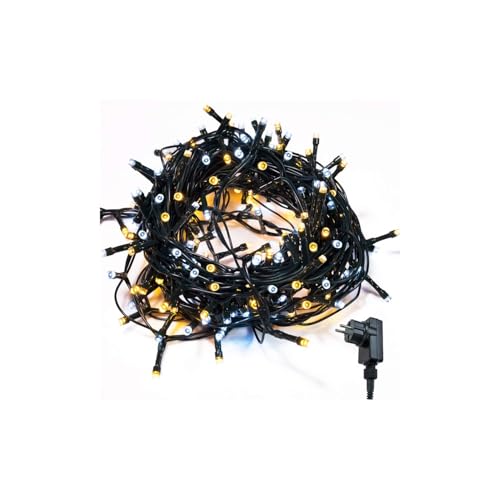 PRENDELUZ Lichterkette, 2 m, Kupferdraht, 3AA-Batterie, kaltweißes Licht, ideal für Innen- und Außendekoration. von PRENDELUZ