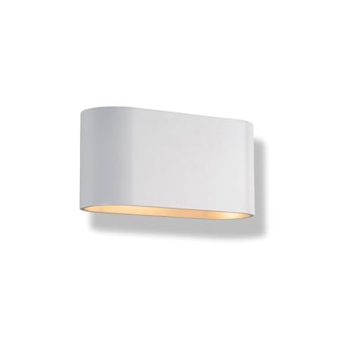 PRENDELUZ Wandleuchte - Weiße ovale Wandleuchte mit G9-Sockel, ideal für dekorative Beleuchtung im Innenbereich, modernes und elegantes Design. PRENDELUZ Wandleuchte - Weiße ovale Wandleuchte mit G9-Sockel, ideal für dekorative Beleuchtung im Innenbereich, modernes und elegantes Design. von PRENDELUZ