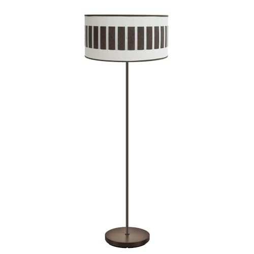 PRENDELUZ Wohnzimmerfuß, 1 x E27, Farbe: Braun und Rostweiß, Maße: 163 x 40 x 40 cm, ideal zum Beleuchten und Dekorieren von Innenräumen. von PRENDELUZ