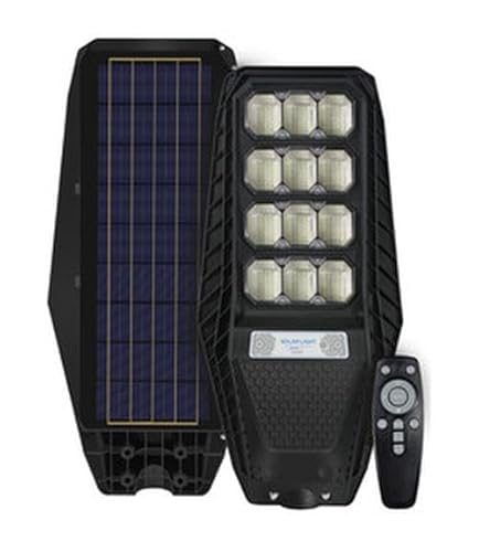 Solar-Straßenlicht, 3500 lm, 5000 K, ideal für effiziente und nachhaltige Außenbeleuchtung, perfekt für Parks und Wege. von PRENDELUZ