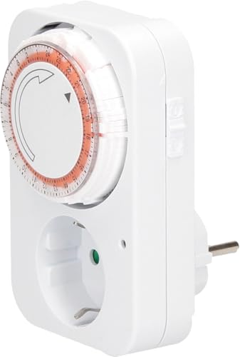 Timer-Programmierer - 24-Stunden-Timer mit 15-Minuten-Einstellung, ideal für die programmierte Steuerung elektrischer Geräte. von PRENDELUZ