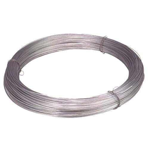 Verzinkter Draht, Rolle mit 5 kg, 16 Gauge (2,7 mm), korrosionsbeständig und ideal für Zäune und Metallkonstruktionen. von PRENDELUZ