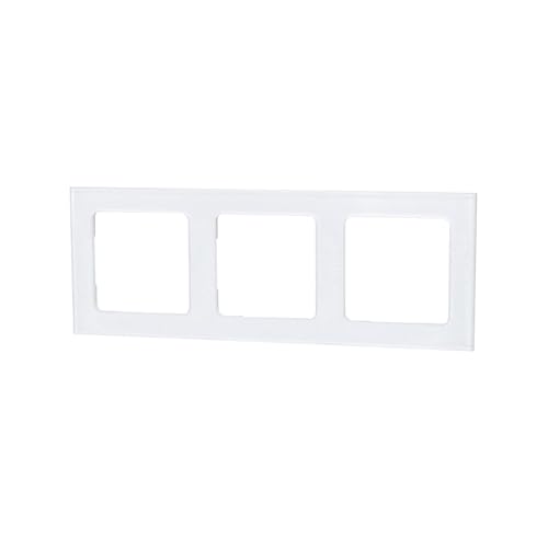 Wandplatte - Glasplatte mit 3 Schlüsseln, weiß, elegantes Design, geeignet für Elektroinstallation, leicht zu reinigen und langlebig. Wandplatte - Glasplatte mit 3 Schlüsseln, weiß, elegantes Design, geeignet für Elektroinstallation, leicht zu reinigen und langlebig. von PRENDELUZ