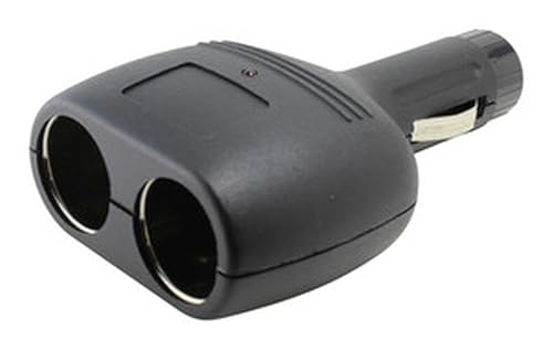 Zigarettenanzünder-Stecker - Doppelstecker mit Sicherung und LED, ideal für den Anschluss mehrerer Geräte im Auto, praktisch und sicher* von PRENDELUZ