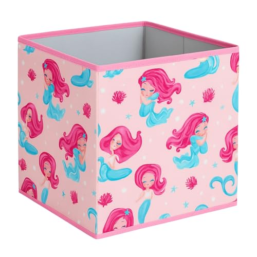 PRENDİ HOME Faltbare Aufbewahrungsbox 30x30x30 cm – Bunte Spielzeugkiste ohne Deckel für Kinderzimmer & vielseitige Nutzung - Offene Stoffbox für Spielzeug, Kleidung und mehr. (K008) von PRENDİ HOME