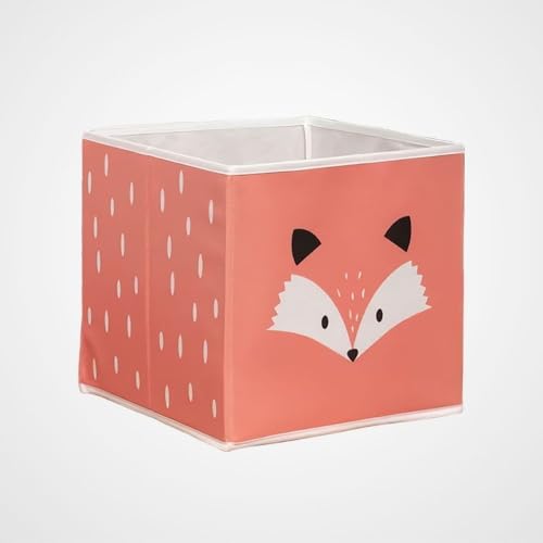 Prendi Home Faltbare Aufbewahrungsbox 30x30x30 cm – Bunte Spielzeugkiste ohne Deckel für Kinderzimmer & vielseitige Nutzung - Offene Stoffbox für Spielzeug, Kleidung und mehr. (K012) von PRENDİ HOME