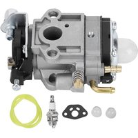 Jeffergarden 10-mm-Vergaser-Vergaser-Kits, Ersatz passend für Weedeater 1E34F 1E36F TU26 TL26 Freischneider 26 cc 33 cc von PRENFLE